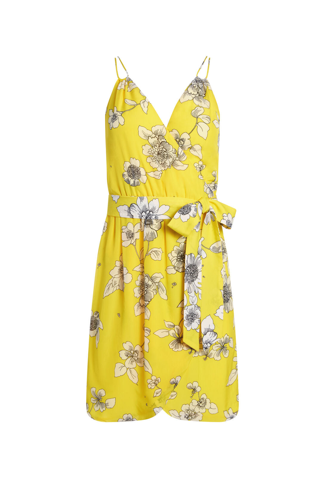 SUSANA MLTSTRP MCK WRP SHRT DS in BEGONIA CITRUS | ALICE + OLIVIA