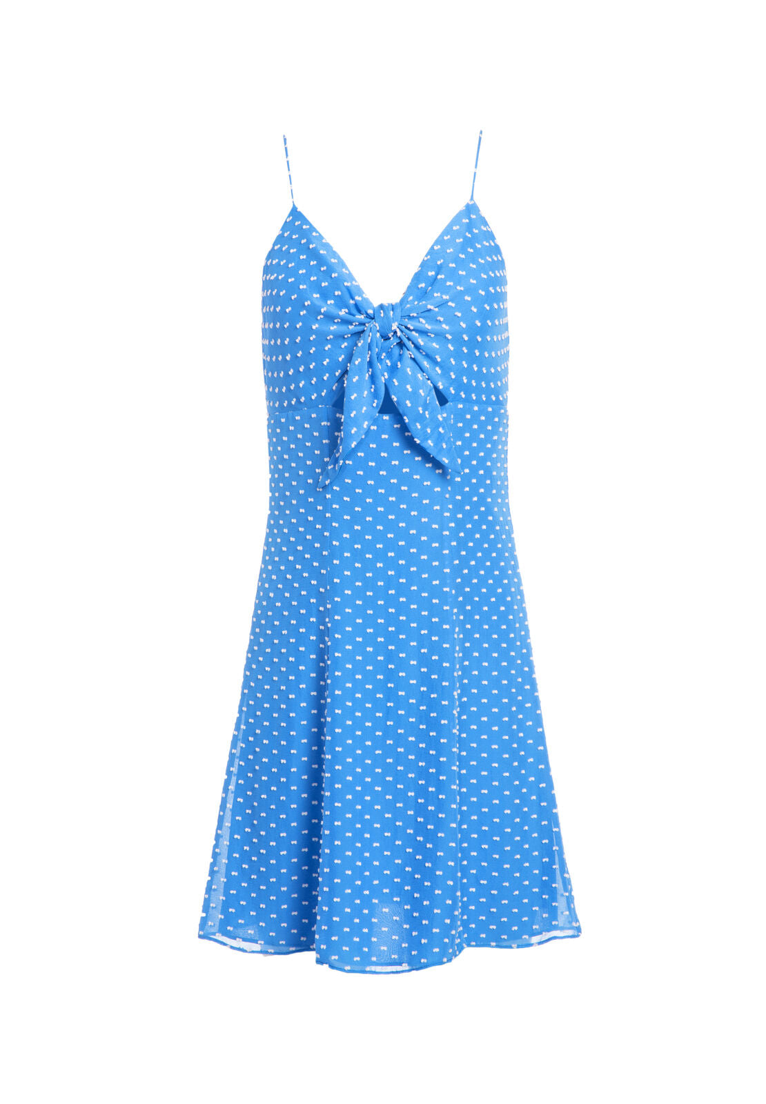 ROE FRONT TIE MINI DRESS-BOTANICAL DITSY-SM-ALICE + OLIVIA