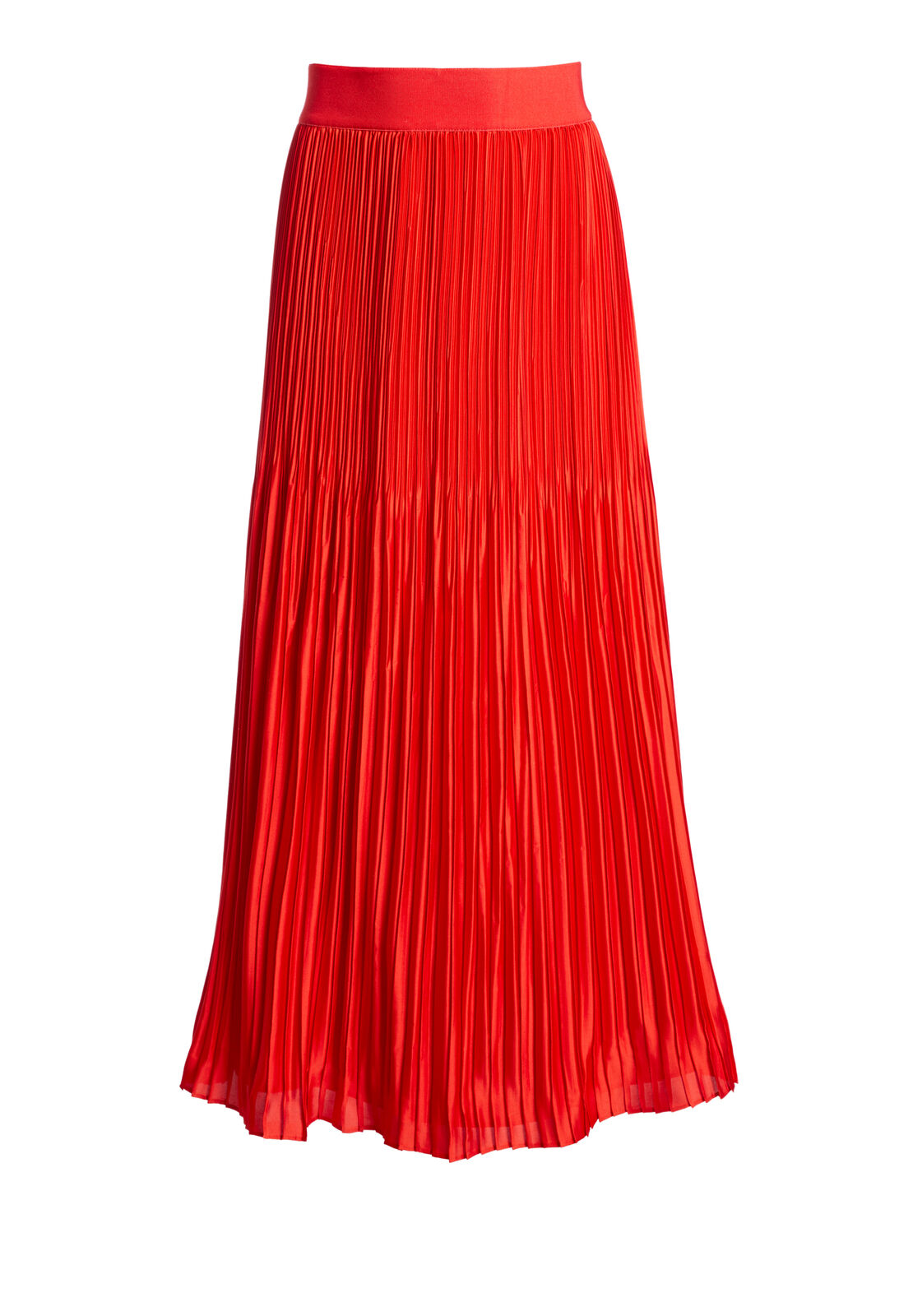 KEN PLEATED MIDI SKIRT-CHERRY-ALICE + OLIVIA
