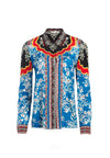 WILLA PAISLEY PLACKET TOP-CHELSEA PALACE-ALICE + OLIVIA