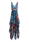 Abito con volant in tie-dye ILIA-ALICE + OLIVIA