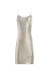 NELLE FITTED MINI DRESS-CHAMPAGNE-ALICE + OLIVIA