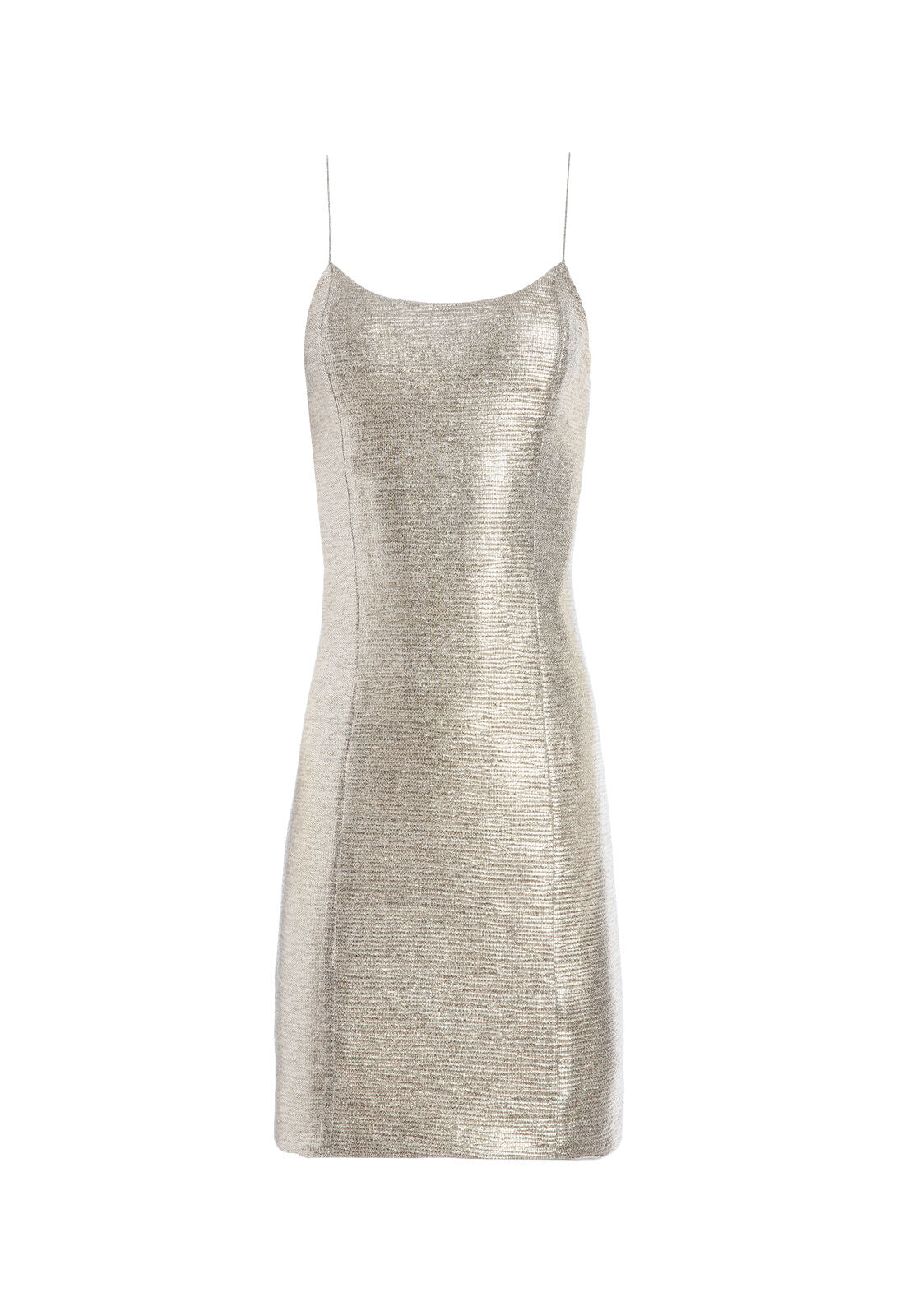 NELLE FITTED MINI DRESS-CHAMPAGNE-ALICE + OLIVIA