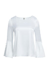 BERNICE SPLIT SLEEVE BLOUSE-WHITE-ALICE + OLIVIA