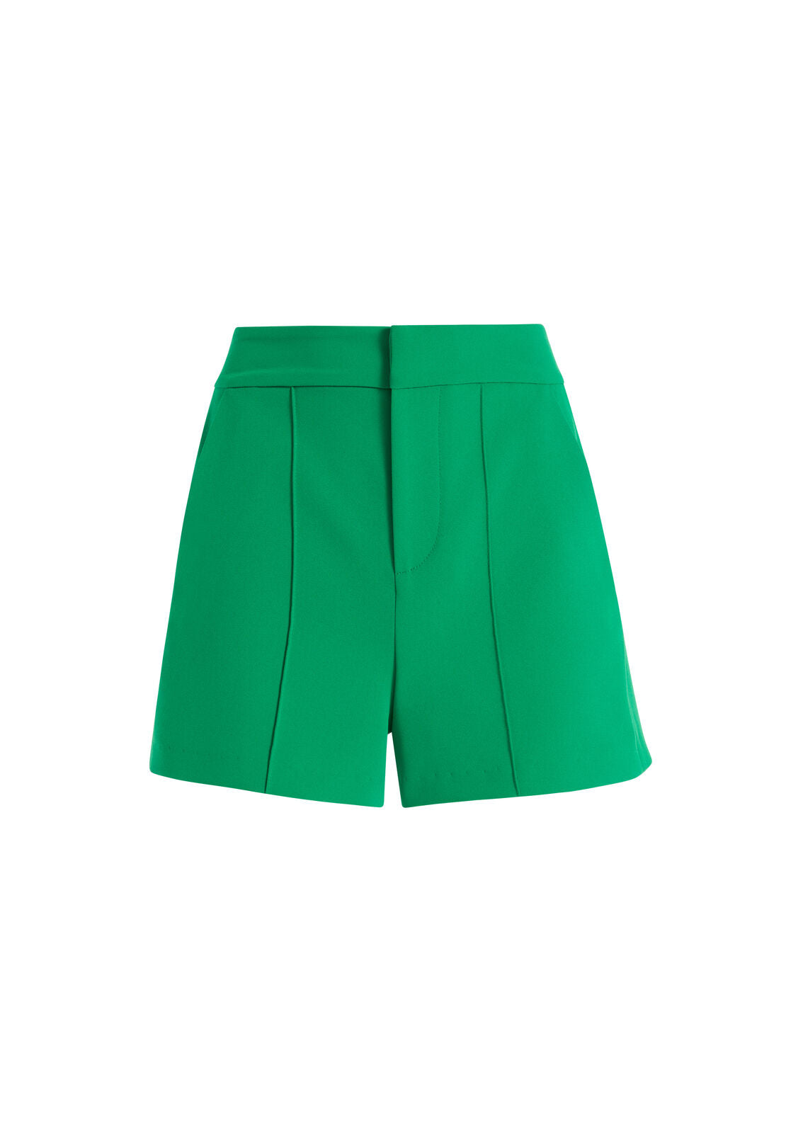 SHORT DYLAN TAILLE HAUTE À PLIS COUSUS