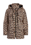 RUSSO HOODED PARKA-TEXTURED LEOPARD-ALICE + OLIVIA