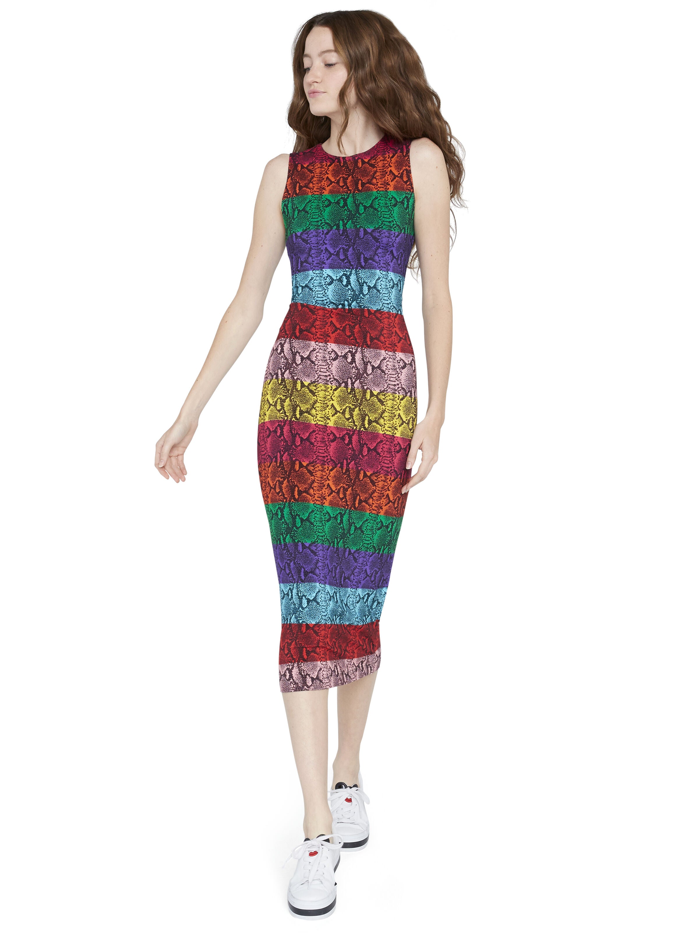 ABITO MIDI DELORA PELLE DI SERPENTE-ALICE + OLIVIA