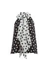 HAUT À COL LIANA À POIS-ALICE + OLIVIA