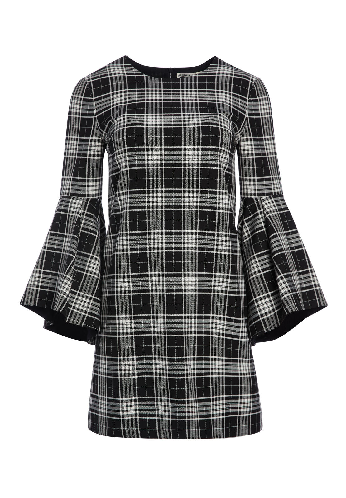 THYM TRUMPET SLEEVE TUNIC DRESS