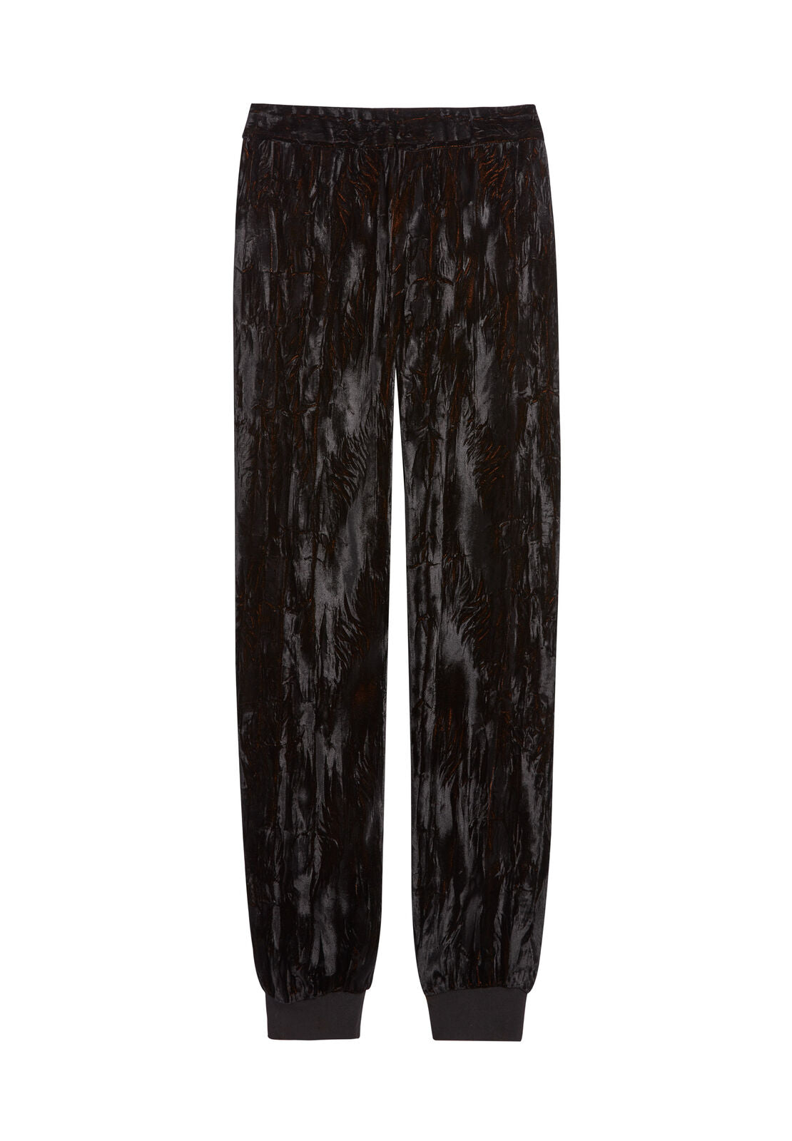 PETE VELVET PULL UP PANT-Black-ALICE + OLIVIA