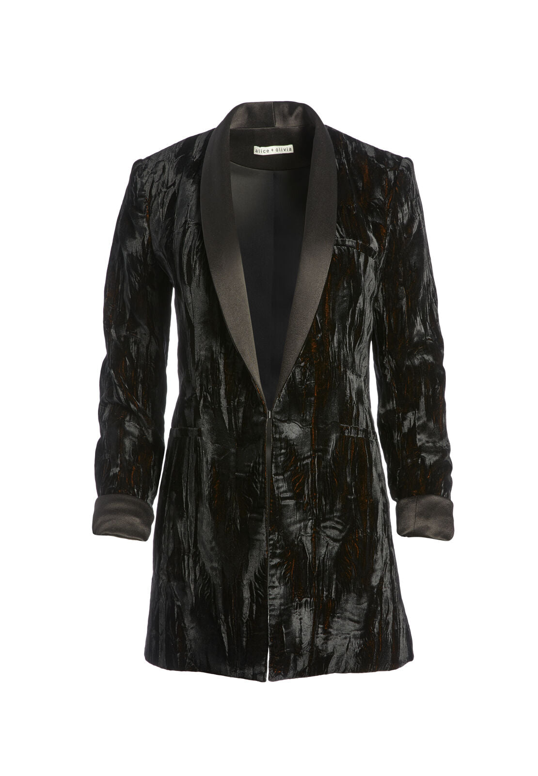 BLAZER IN VELLUTO AVVITATO LOLA-ALICE + OLIVIA