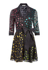 MINI-ROBE LÉOPARD RAINBOW RAJA-ALICE + OLIVIA