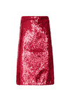 RAMOS EMBELL FITTED SKIRT-BORDEAUX-ALICE + OLIVIA