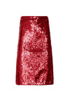 RAMOS EMBELL FITTED SKIRT-BORDEAUX-ALICE + OLIVIA