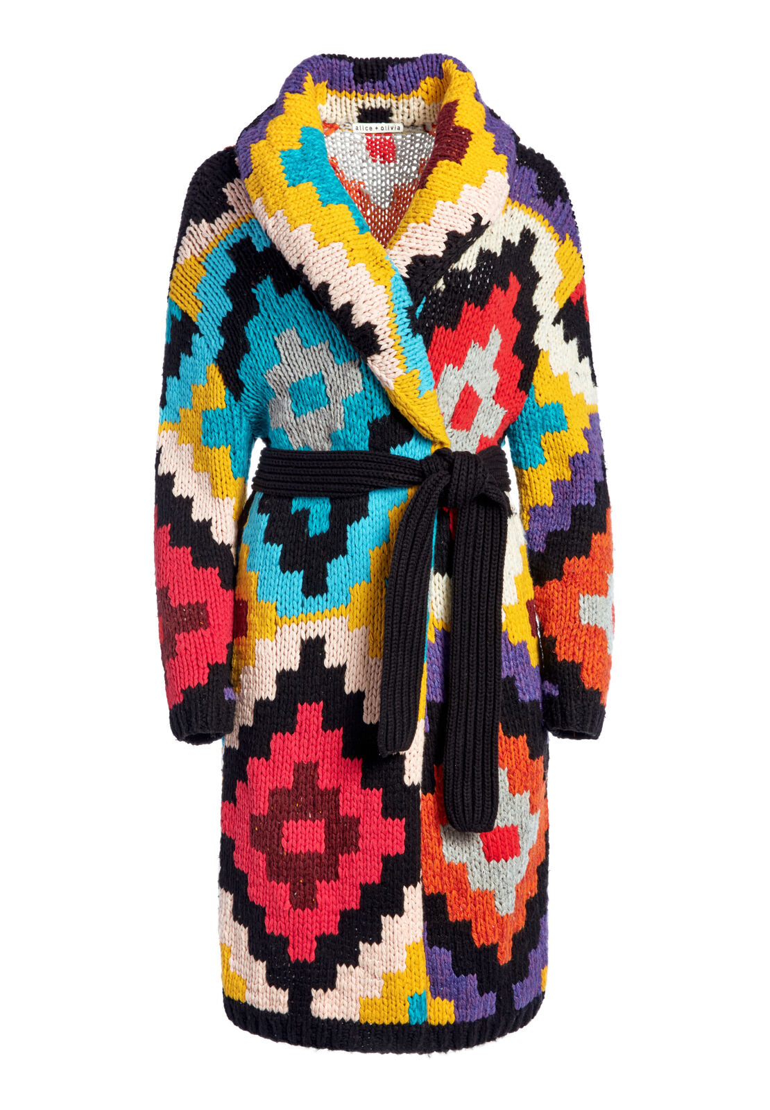 Cappotto ASTRID con Collo a Sciarpa-ALICE + OLIVIA