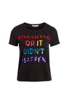 RYLYN SEQUIN CREW NECK TOP-BLACK/MULTI-ALICE + OLIVIA