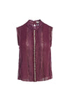TOP VALENTINE A COLLO ALTO CON CRISTALLI-ALICE + OLIVIA