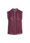 TOP VALENTINE A COLLO ALTO CON CRISTALLI-ALICE + OLIVIA