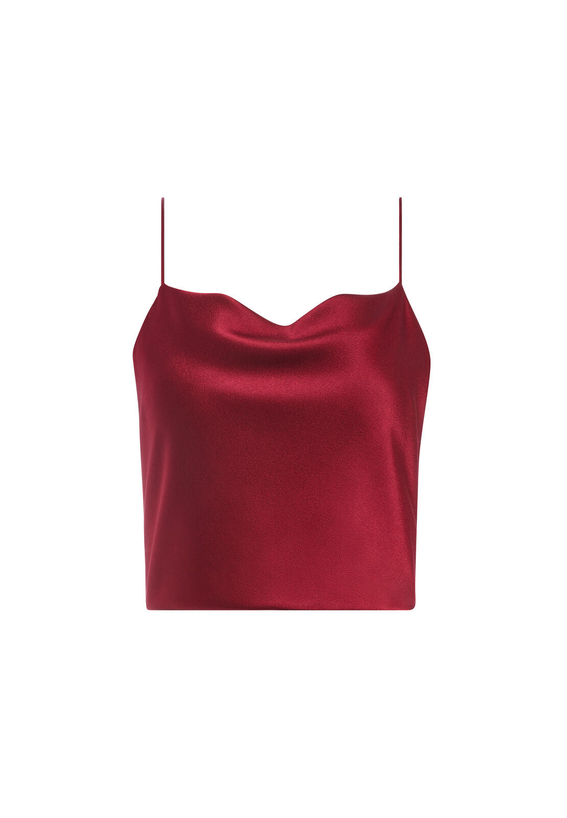 GAB COWL NECK CROP TOP-Black-ALICE + OLIVIA