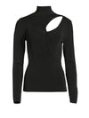 SOPHIE CUTOUT TURTLENECK-Black-ALICE + OLIVIA