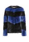 CAPPOTTO CROP A RIGHE THEON-ALICE + OLIVIA