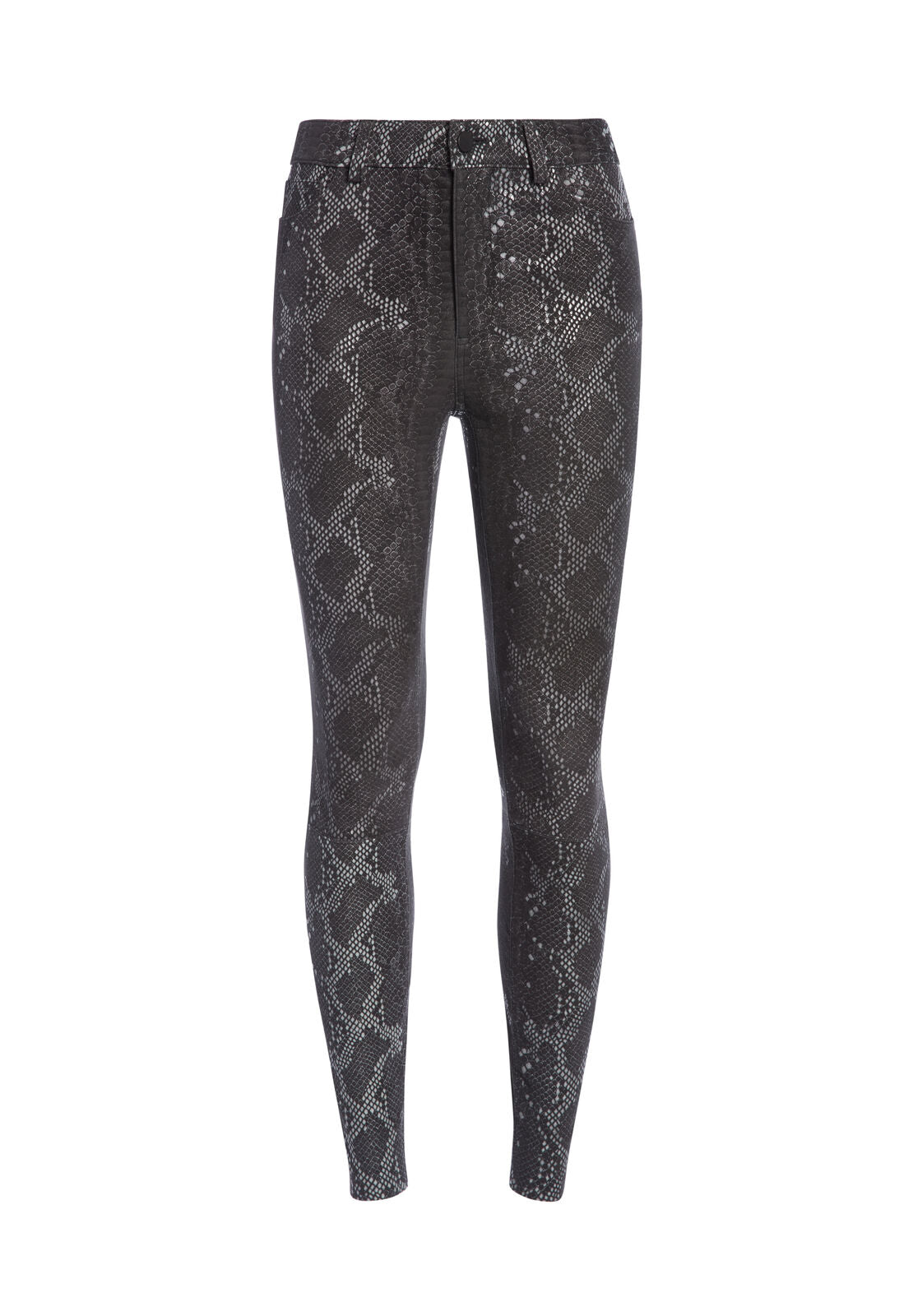 PANTALONI IN PELLE A FANTASIA PITONATA MIKAH-ALICE + OLIVIA
