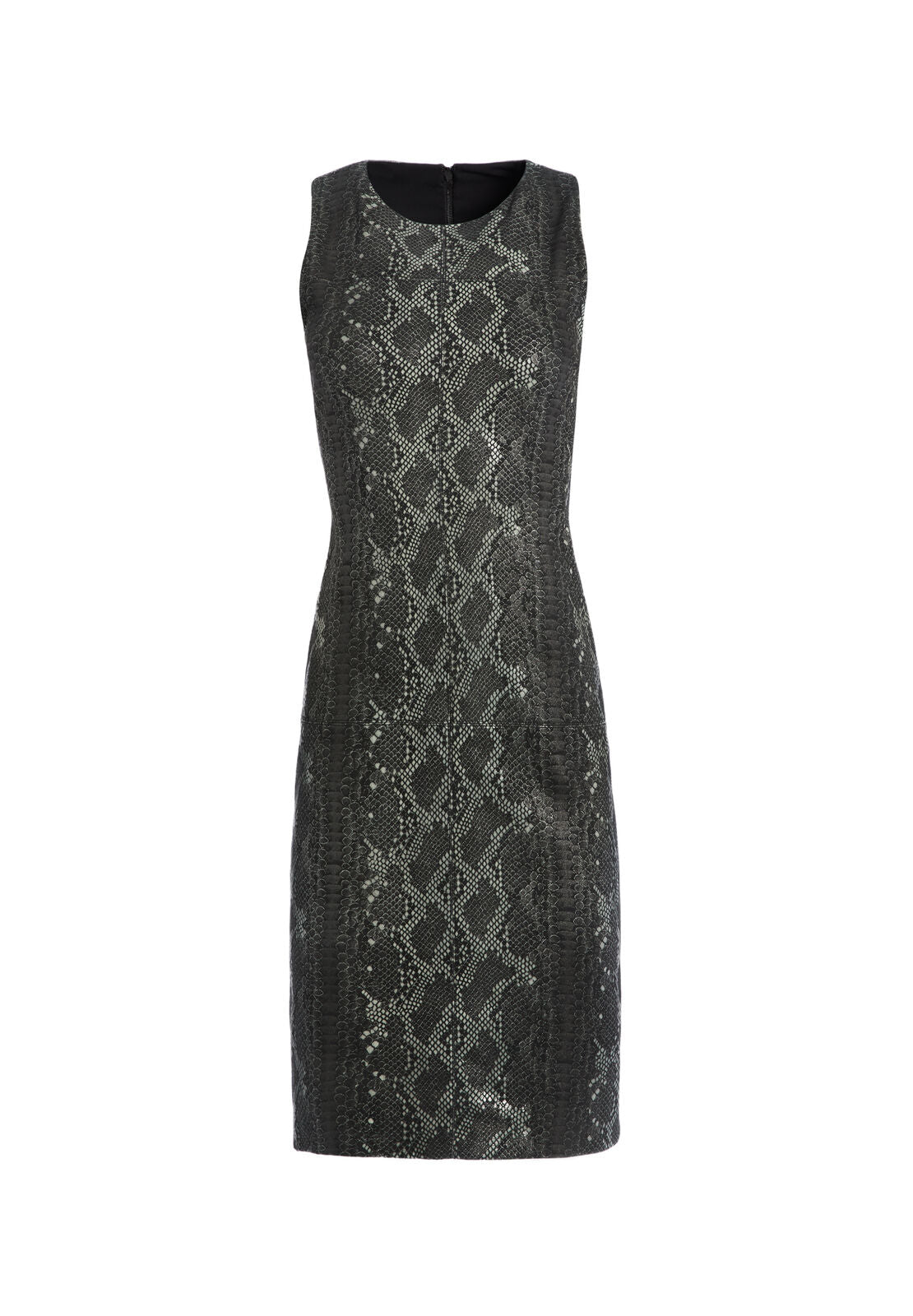 ROBE EN CUIR FAÇON PEAU DE SERPENT LARITA