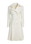 MANTEAU PLISSÉ ÉVASÉ LEILA-ALICE + OLIVIA