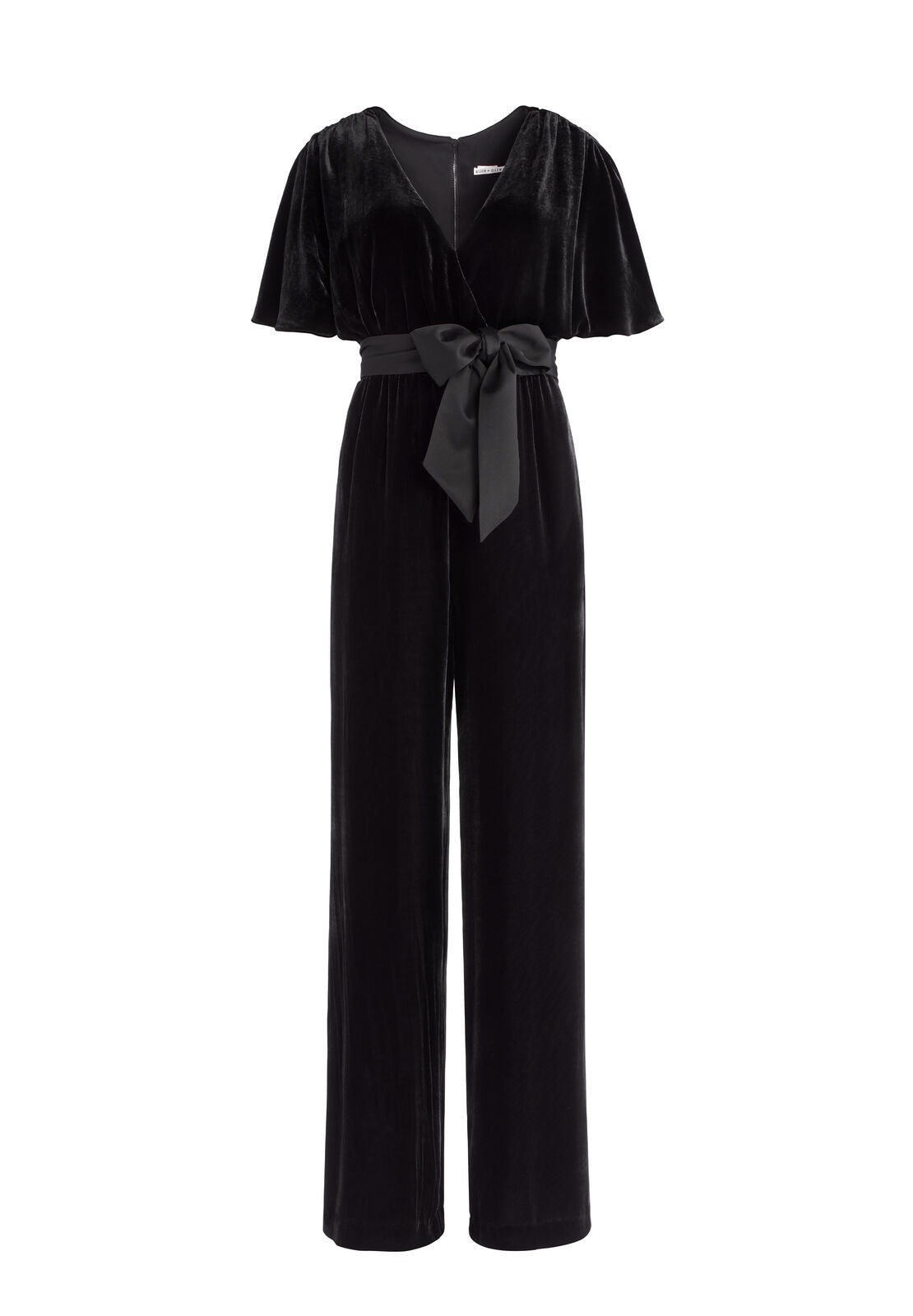 COMBINAISON-PANTALON BREANNA EN VELOURS EFFET PORTEFEUILLE-ALICE + OLIVIA