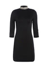 INKA CRYSTAL LOW BACK MINI DRESS-BLACK/CRYSTAL-ALICE + OLIVIA