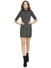 ABITO CORTO GIROCOLLO METALLIZZATO INKA-ALICE + OLIVIA