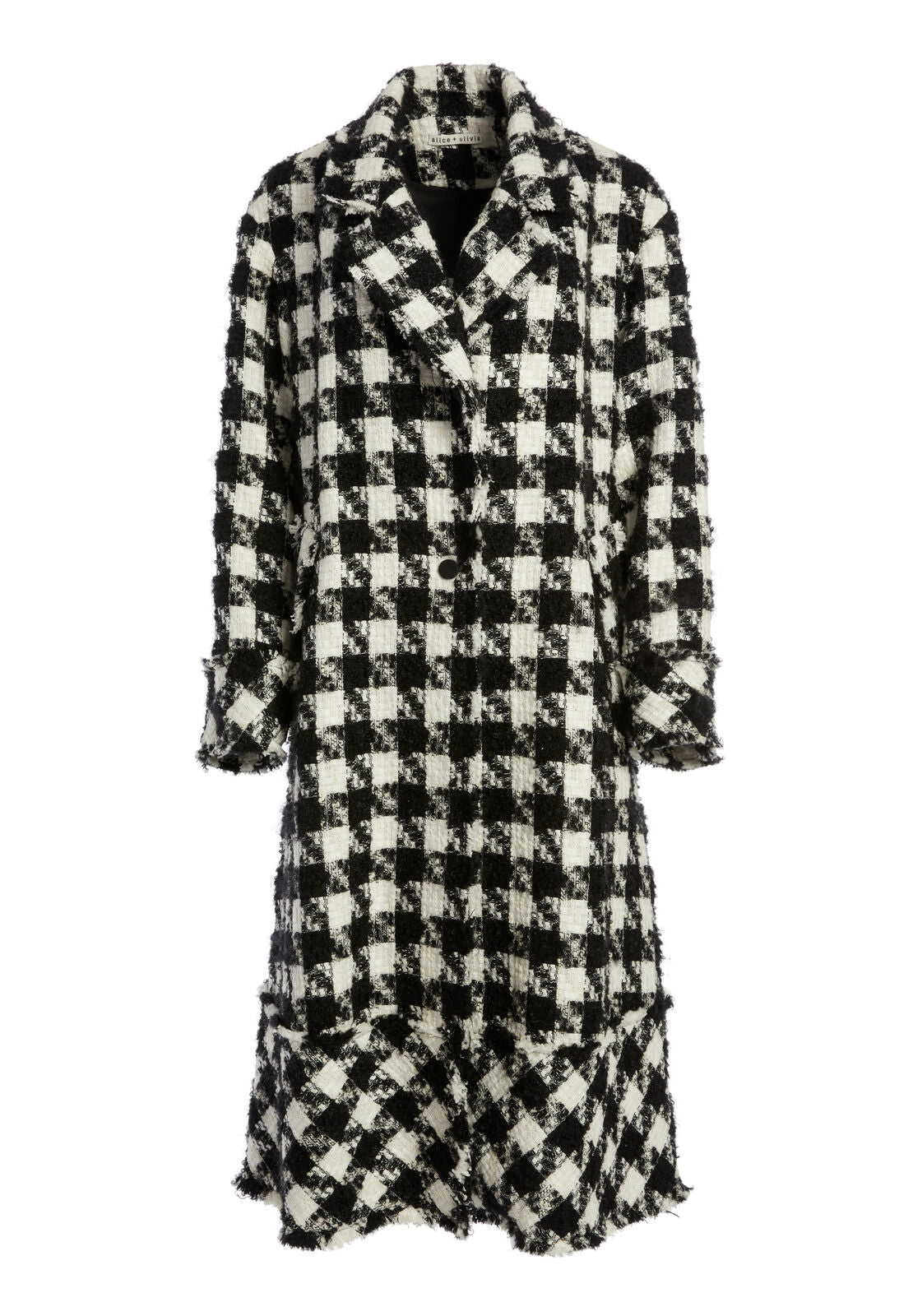 MANTEAU À COL CRANTÉ LONG STEFAN-ALICE + OLIVIA