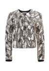 KIDMAN METALLIC SEQUIN JACKET-SILVER-ALICE + OLIVIA
