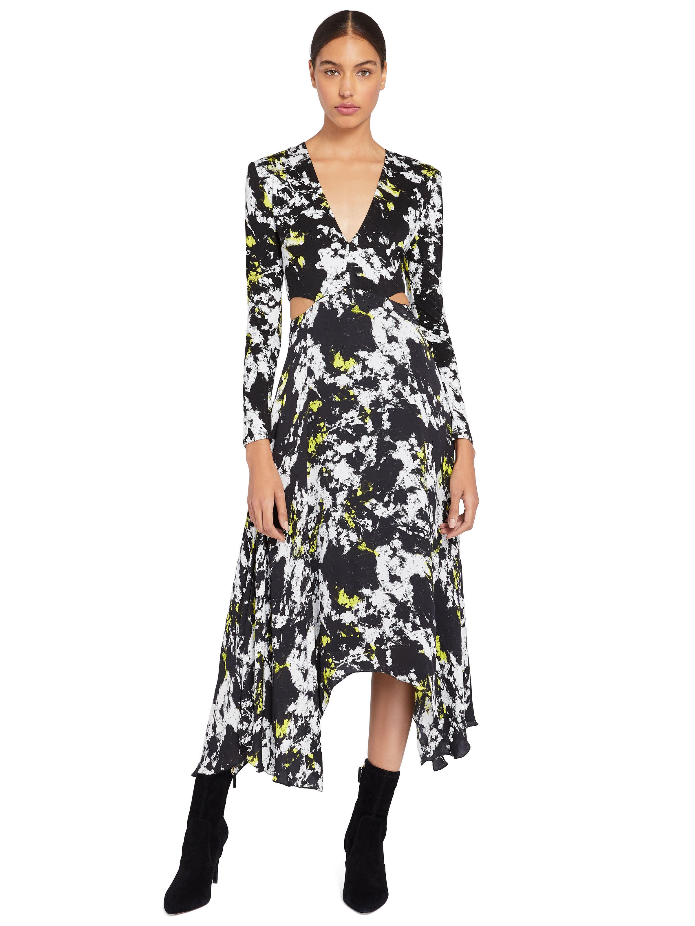 ABITO MIDI TEMIKA CON FAZZOLETTO-ALICE + OLIVIA