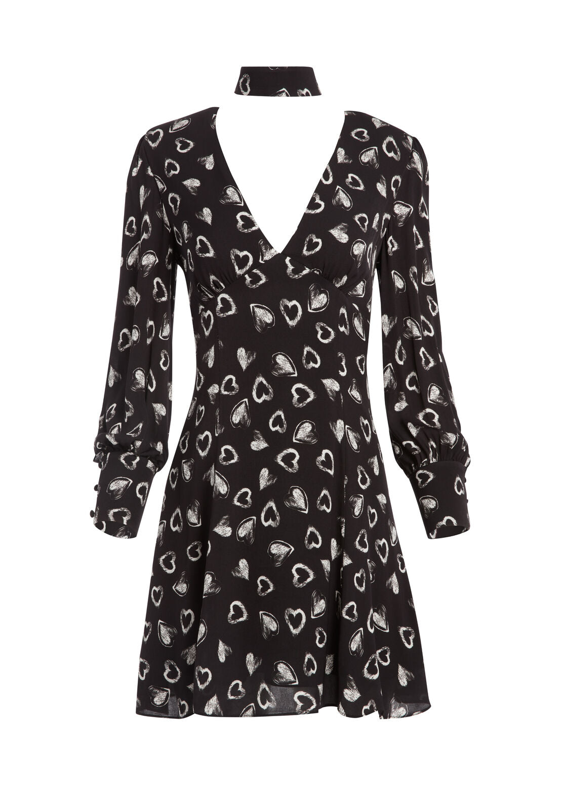 ELIA CUT OUT HEART MINI DRESS