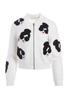 THERON STACEFACE BOMBER JACKET-BLACK/MULTI-ALICE + OLIVIA
