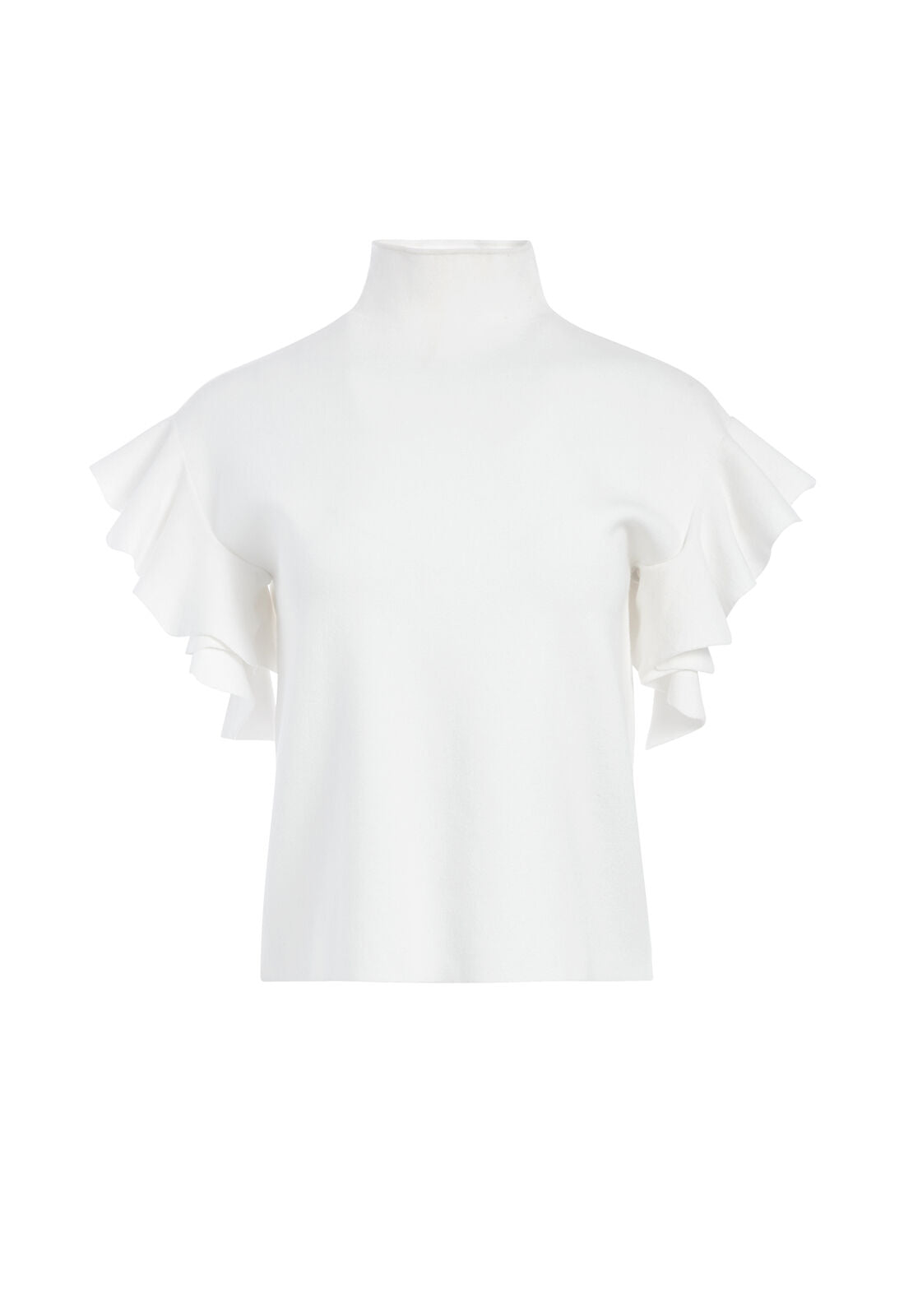 PULL COL ROND MAXINE À MANCHES VOLANTÉES-ALICE + OLIVIA