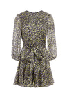 MINA PUFF SLEEVE MINI DRESS-BRIGHT PINK MULTI-ALICE + OLIVIA