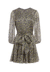 MINA PUFF SLEEVE MINI DRESS-BRIGHT PINK MULTI-ALICE + OLIVIA