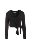 NYA WRAP TOP-Black-ALICE + OLIVIA