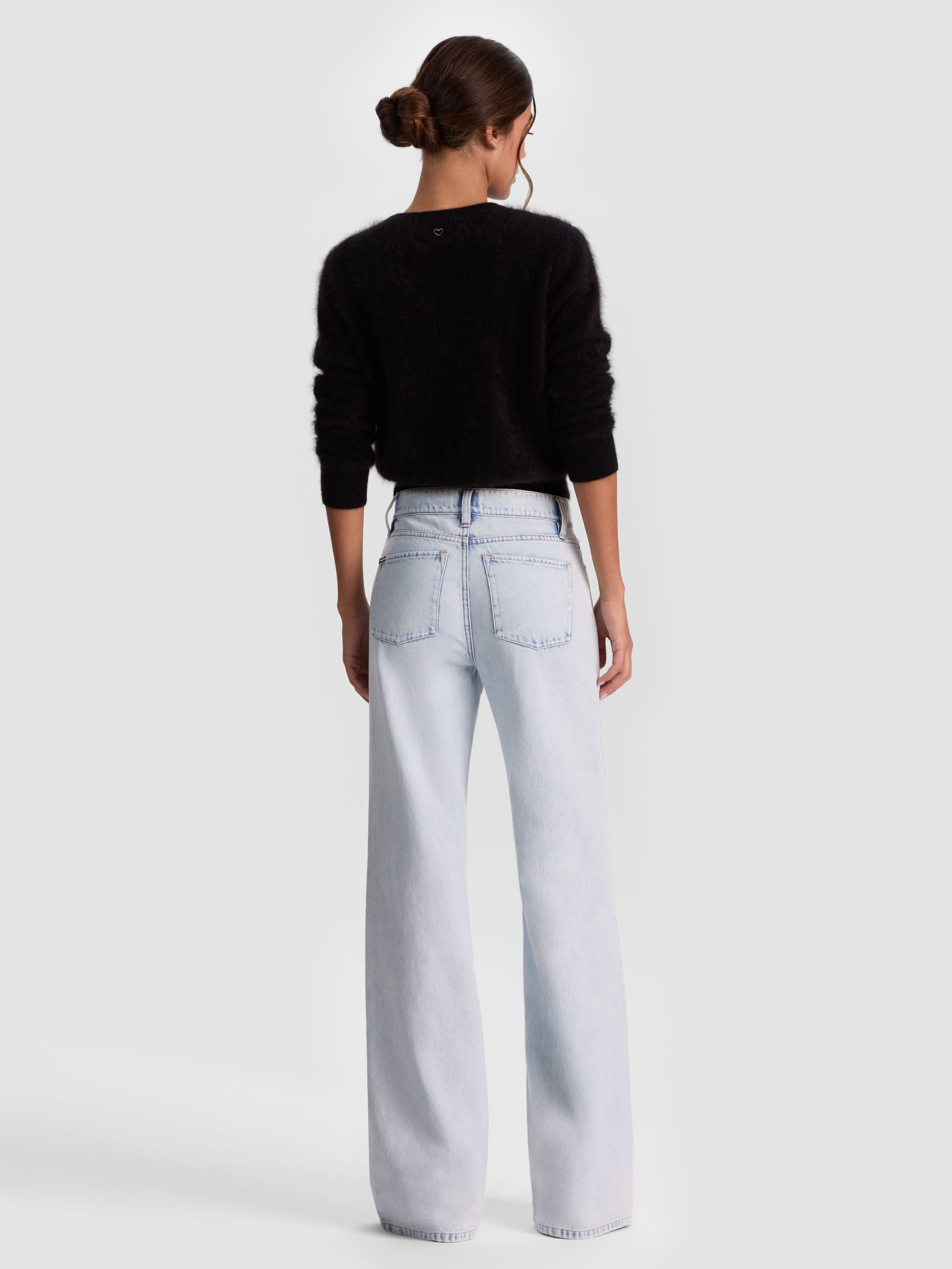 CHIC JEAN-DARLA LIGHT INDIGO-ALICE + OLIVIA
