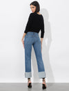 ABILENE CUFFED JEAN-LOLA BLUE-ALICE + OLIVIA