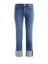 ABILENE CUFFED JEAN-LOLA BLUE-ALICE + OLIVIA