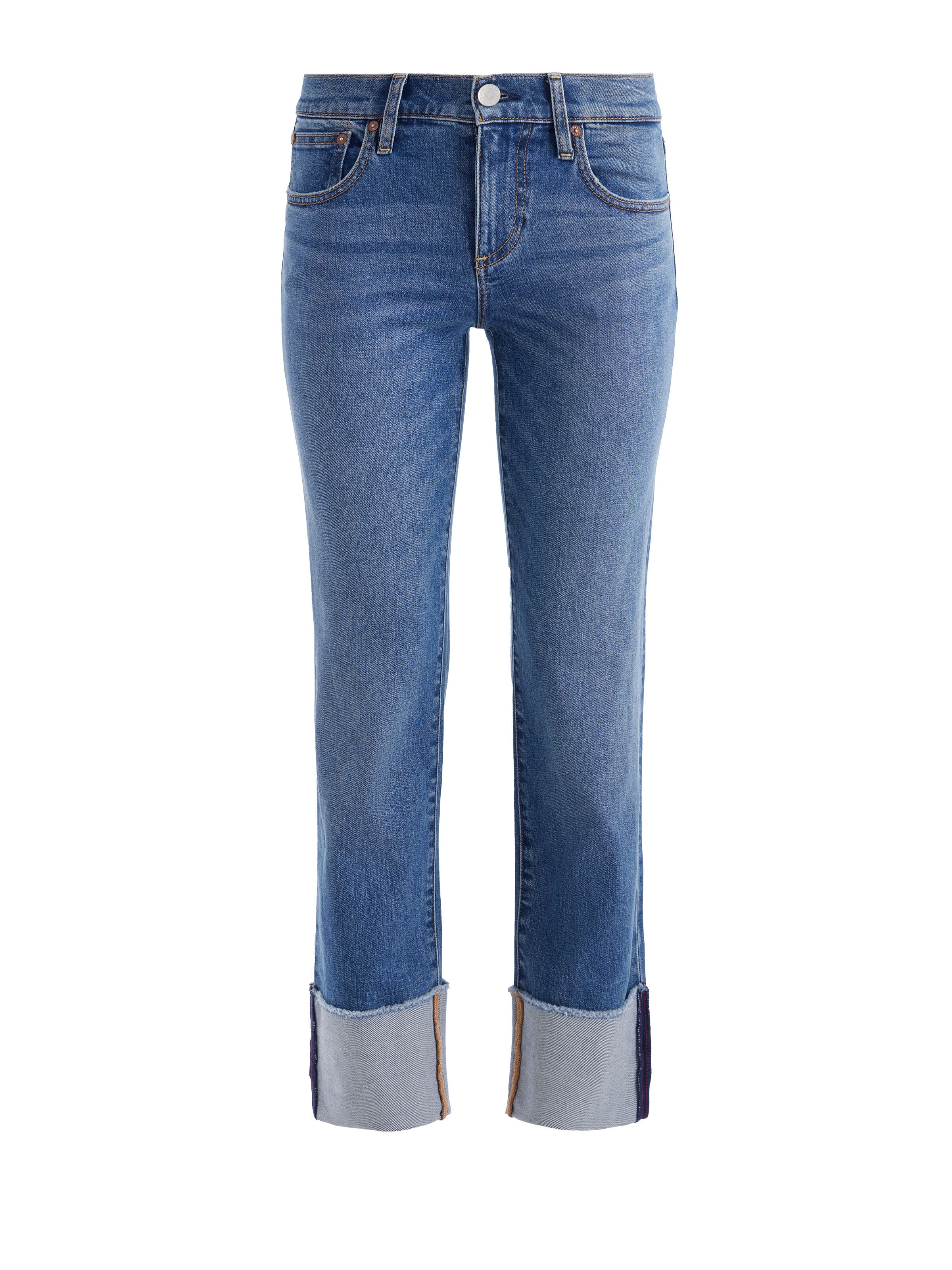 ABILENE CUFFED JEAN-LOLA BLUE-ALICE + OLIVIA