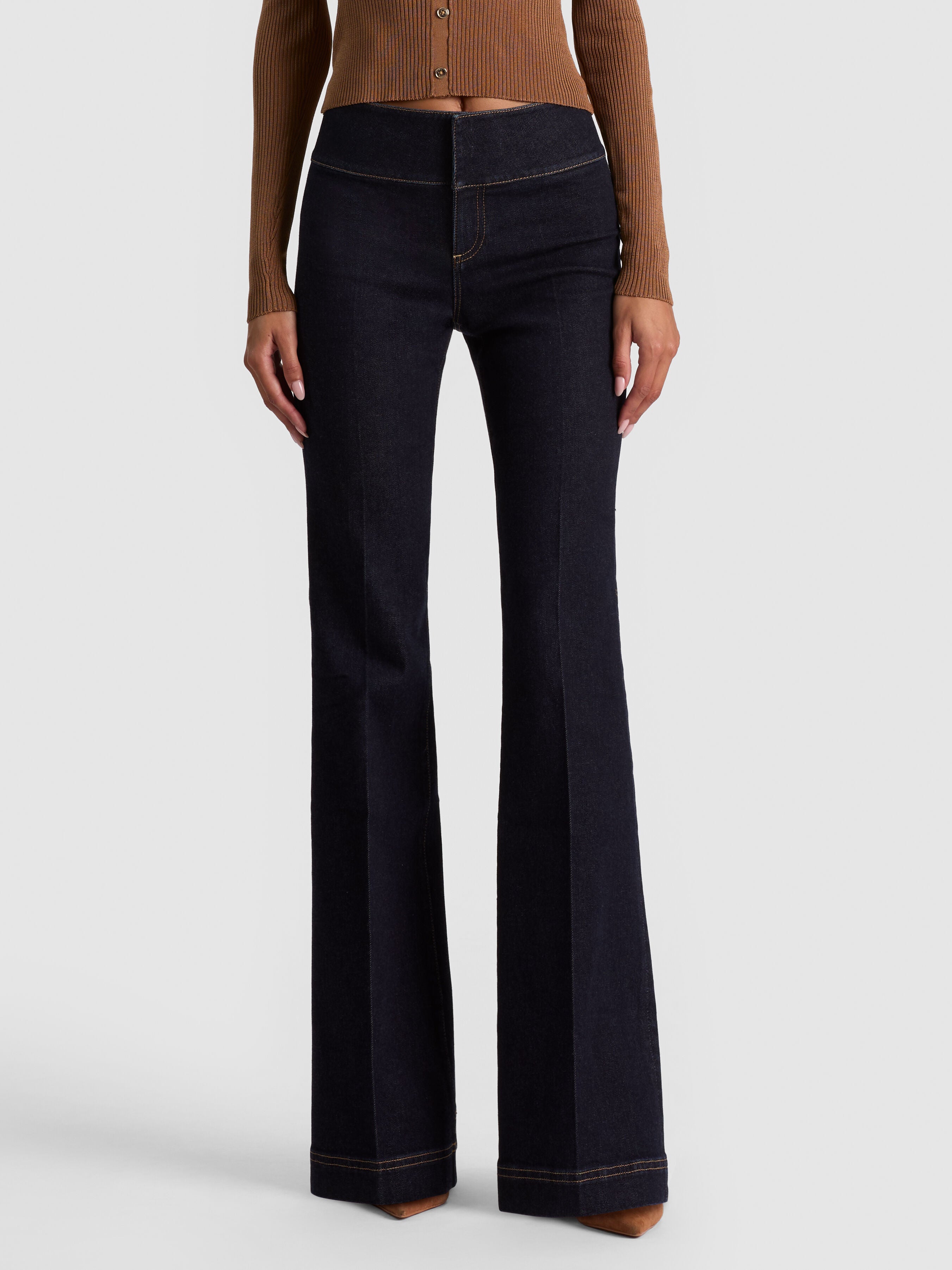 HOT JEAN-DARK RINSE-ALICE + OLIVIA