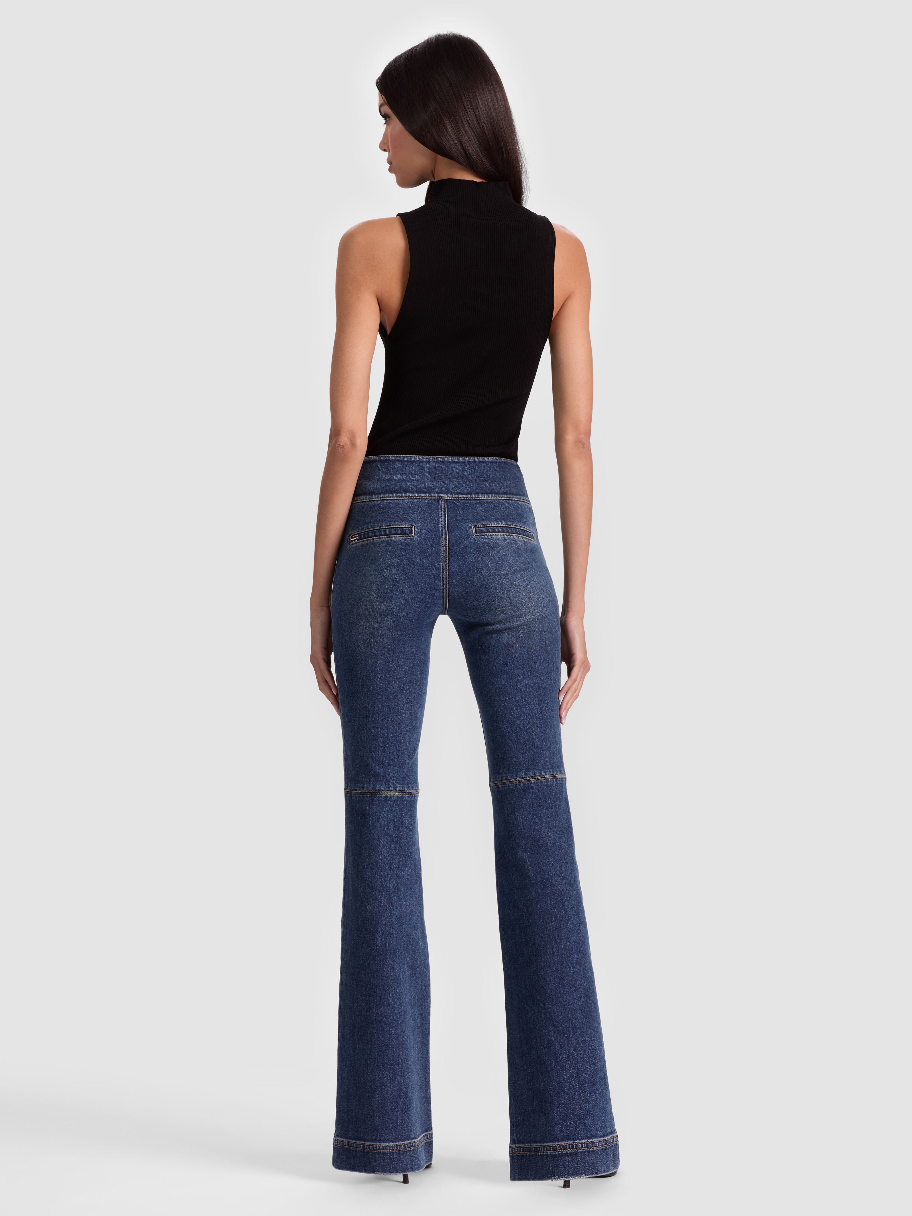 HOT JEAN-DANICA DARK INDIGO-ALICE + OLIVIA
