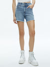 HAN HIGH RISE WIDE WAISTBAND SHORT-ROCKSTAR BLUE-ALICE + OLIVIA