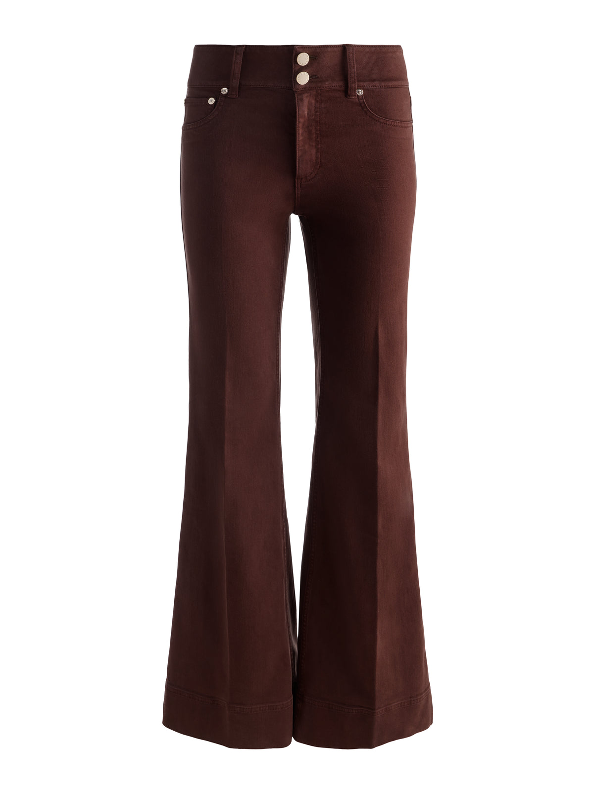 PERFECT WIDE LEG JEAN - DARK CHOCOLATE