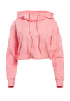 FELPA CORTA NIKI CON CAPPUCCIO-ALICE + OLIVIA