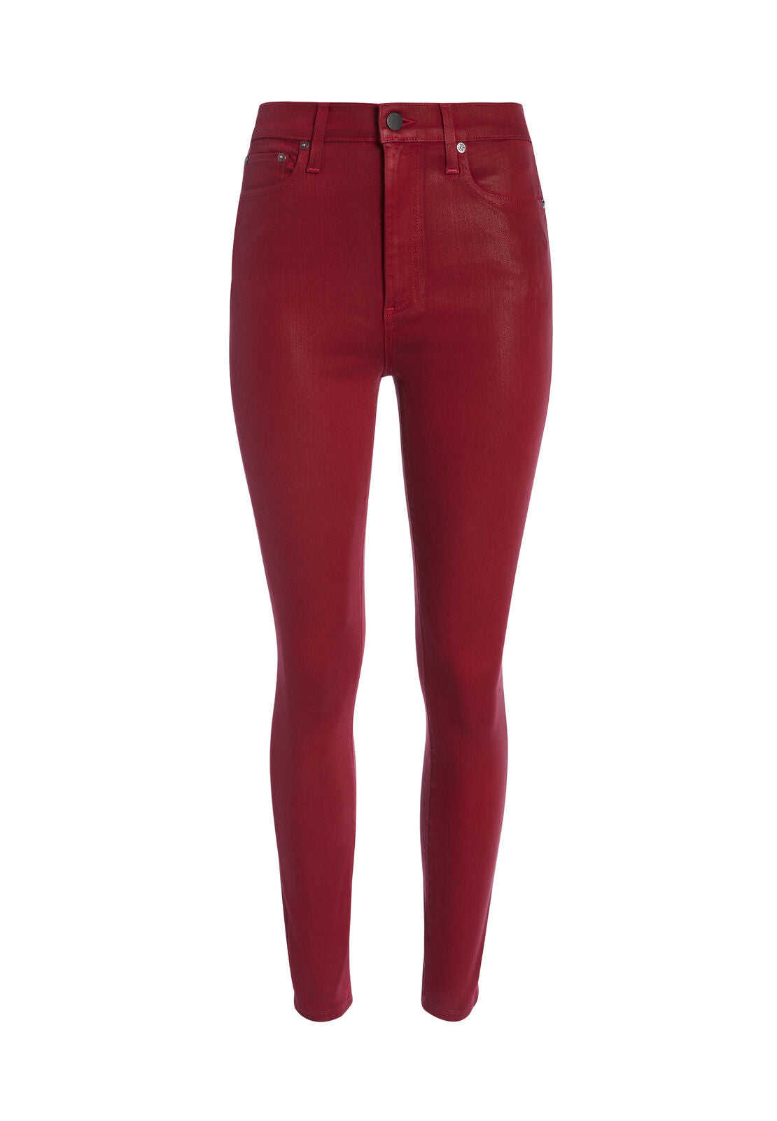 GOOD HIGH RISE COATED SKINNY JEAN-ALICE + OLIVIA
